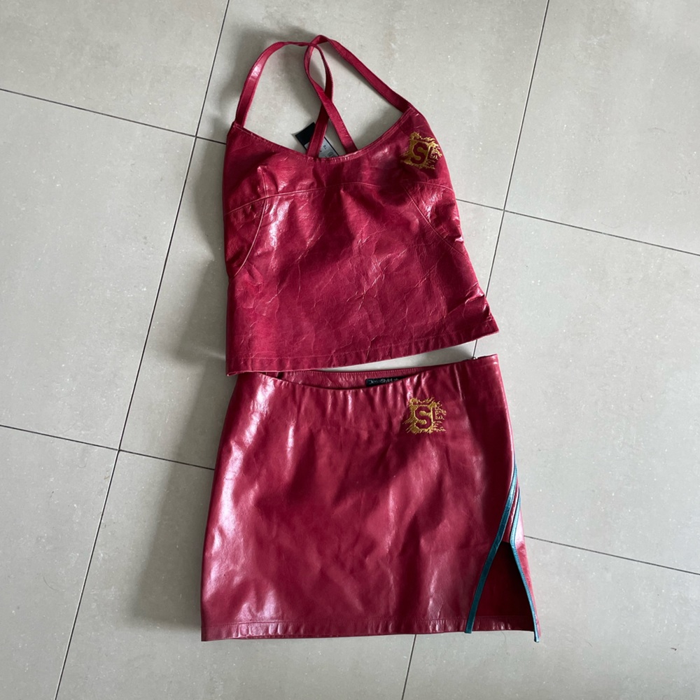 COPY - Diesel Lab Leather Set - Mini Skirt + Top